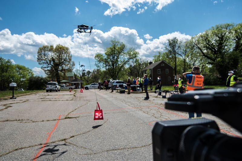 Medical drone delivery revolution in Virginia Beach.