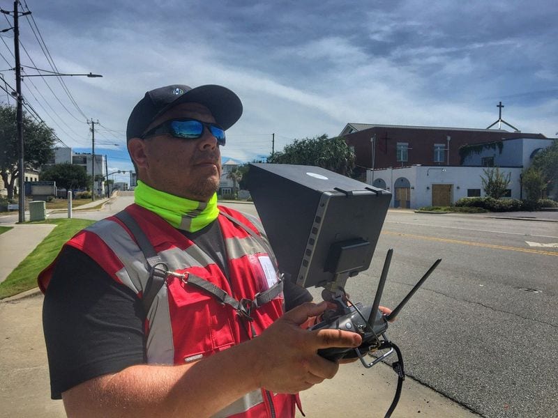COVID-19 disinfecting drone service startup innovates Virginia Beach Lyfted Media.