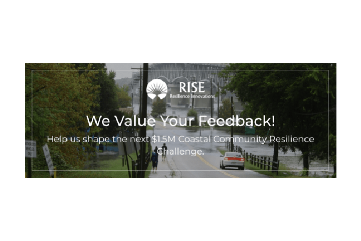 RISE Resilience Challenge: Coastal community innovation funding for startups.