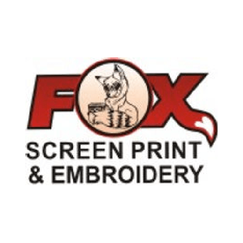 Fox Screen Print and Embroidery