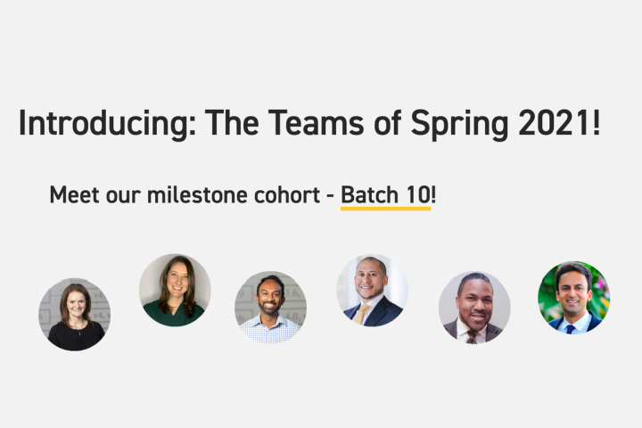 Lighthouse Labs 10th Cohort diverse team success startup image alt text.