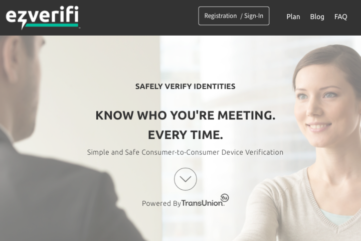 Startup eZverifi Safe In-Person Meetings Image