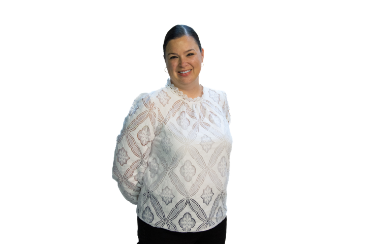 Lauren Janney, Co-Founder of CXperks, smiling against a white background.