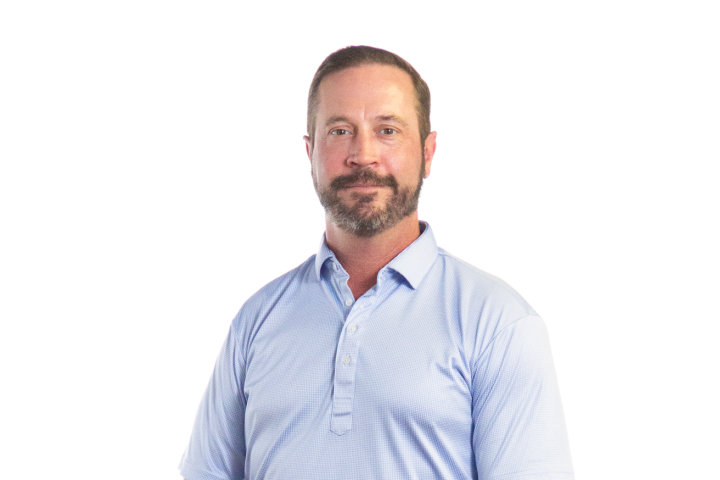 Portrait of Mike Van Sickel, CEO of Iron Sheepdog, against a white background.